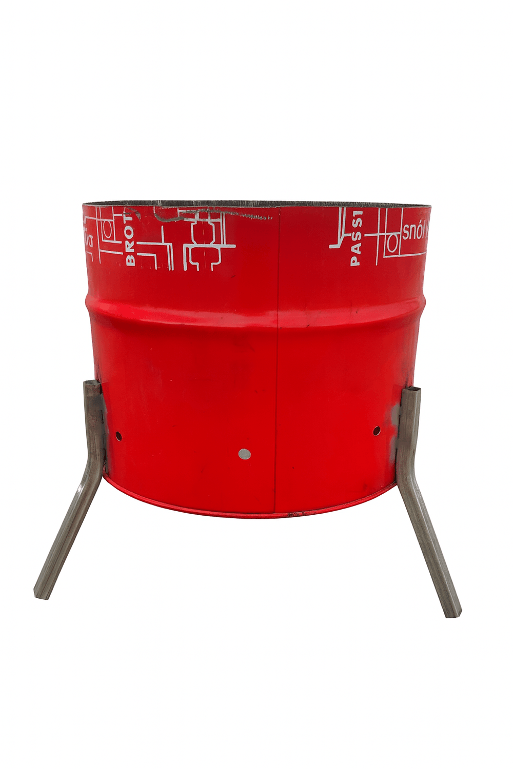 Outdoor Fire Drum - Perfect for burning wood outside